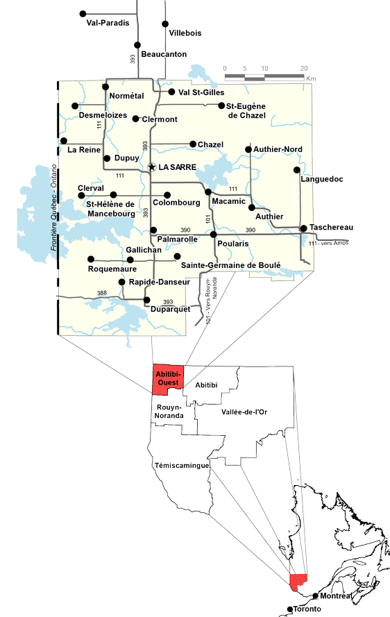 Carte ao et VVB