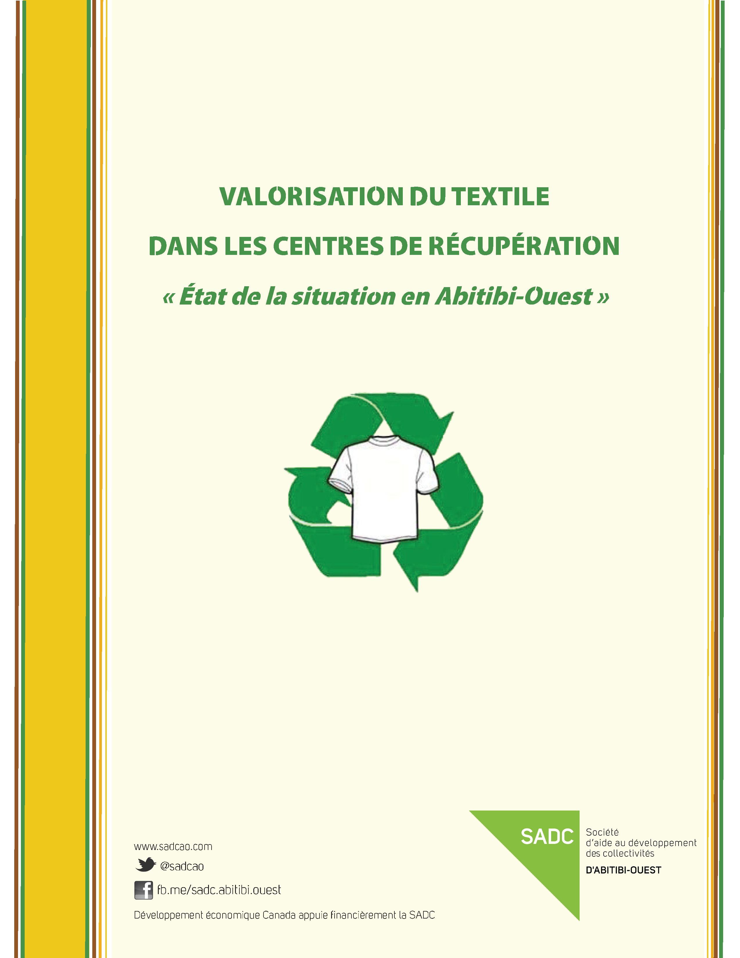 Valorisation du textile dans les centres de récupérations AO