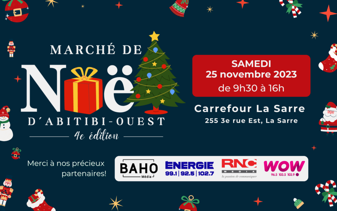 Marché de Noël d&rsquo;Abitibi-Ouest – 4e édition