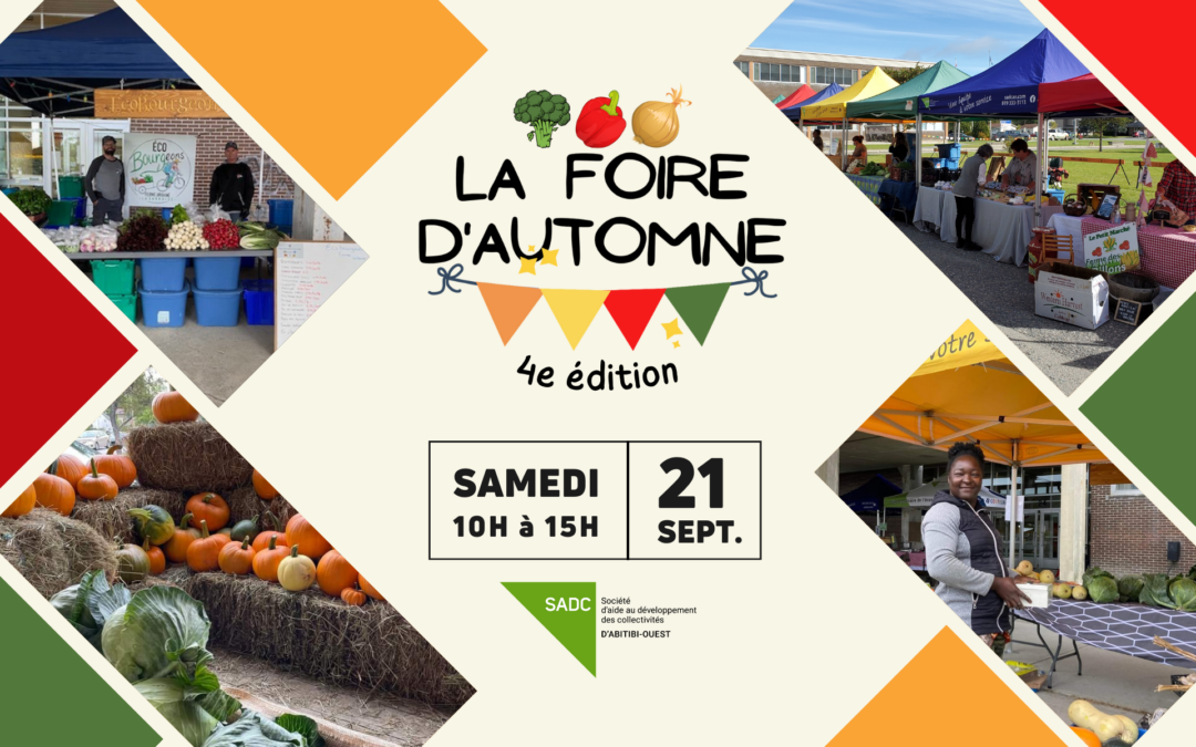 Succès retentissant pour la 4e édition de La Foire d’Automne à La Sarre