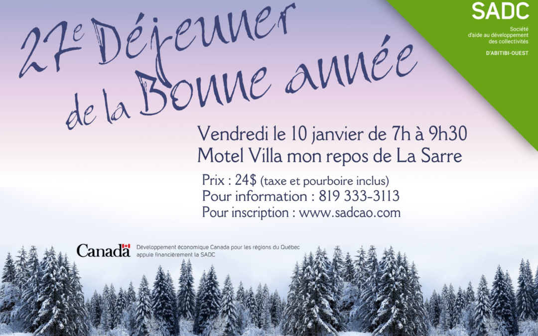 Invitation au 27e Déjeuner de la Bonne Année